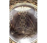 Fwosi Tazón de canto - Juego de cuencos de sonido para yoga de 7 pulgadas con cojín de mazo - Instrumentos para energía y curación de chakras - Hecho a mano en Nepal