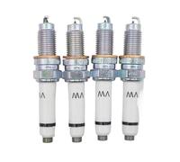 FWRCCMJ 4 bujías de iridio 04E905601B compatibles con Volkswagen Golf Audi A1 A3 Q3 1.4/1.6L Jetta Beetle Polo Santana Lavida 04E 905 601B