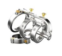 FWTDPNDQ Nueva jaula para pene de acero inoxidable steampunk con púas, jaula de castidad, dilatador para hombres, jaula para pene uretral, cinturón de castidad, juguete sexual extremo