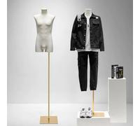 FWTXZTER Maniquí Masculino para Hombre con Torso Ajustable en Altura, maniquí de Cuerpo Entero para Hombre, diseño de Moda y Ropa Masculina