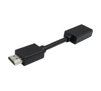 FWYDRJZC Cable de extensión HDMI macho a hembra de 11 cm, adaptador extensor HDMI de alta velocidad para monitor de TV, PC, portátil, proyector, Fire Stick y otros dispositivos, cable de extensión