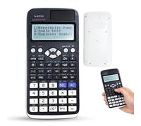 FX-991EX - Calculadora científica con 552 funciones, calculadora científica avanzada con 10+2 pantallas para estudiantes, escuela, oficina, negocios, hogar, uso diario (negro)