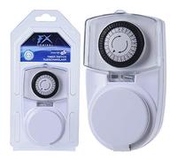 FX control Programador 24 Horas, Blanco, 20 x 5 x 1cm