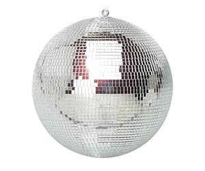 FX Lab Bola de discoteca plateada de 12 pulgadas, esfera de espejo duradera con purpurina con fragmentos reflectantes de primera calidad, ideal para DJs, lugares de fiesta, pistas de baile, decoración
