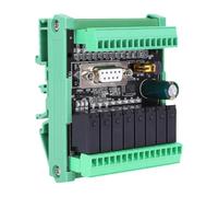 FX2N-20MR-232 PLC Panel de control industrial con carcasa Relé terminales enchufables Output DC24V Simulación conteo alta velocidad 2AD 0-10V