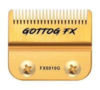 FX8010G - Cuchillas de repuesto para cortadoras BaBylissPRO FX870, FX890, FX825, FX673, cuchilla de repuesto DLC compatible con cuchillas Babyliss Clipper, color dorado