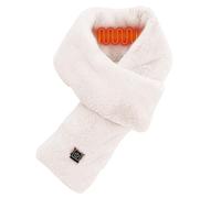 FxaumsGxuk Bufanda eléctrica térmica, 80 x 11 cm, 3 niveles de calor, calentador de cuello calentado de 45 a 60 °C, 5 V 2 A, almohadilla térmica de invierno con carga USB para motociclismo, camping