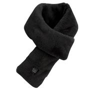 FxaumsGxuk Bufanda eléctrica térmica, 80 x 11 cm, 3 niveles de calor, calentador de cuello calentado de 45 a 60 °C, 5 V 2 A, almohadilla térmica de invierno con carga USB para motociclismo, camping