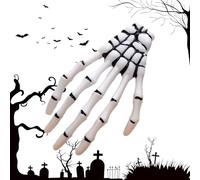 FxaumsGxuk Pinza para el pelo con forma de mano de calavera, pinzas para el pelo con esqueleto de Halloween | Decoración de recuerdo de fiesta de Halloween con mano de esqueleto | Accesorios para