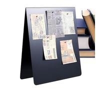 FxaumsGxuk Pizarrón magnético para fotos, para escritorio, tablero de anuncios magnético antideslizante para gabinete de notas, notas adhesivas, hogar, oficina, dormitorio, aula, poesía