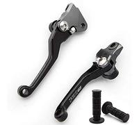FXCNC CNC Aluminum Dirt Bike Pivot Brake Clutch Levers Compatible with Kawasaki KX450F 2013-2018