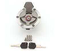 FXCNC Motorcycle Gas Cap Fuel Tank Cap With Key Lock Set Compatible with Ninja 250 2005-2012, Ninja 300 2013-2014