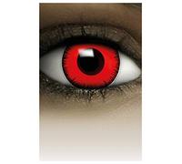 FXCONTACTS Lentes de contacto de colores para disfraces de Halloween y carnaval 2 uds 1 par lentes suaves desechables sin graduación - VAMPIRO VOLTURI ROJO