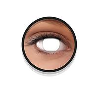 FXEYEZ Lentes de contacto BLIND ZOMBIE de Halloween de color, lentilla de motivo, 1 par, un solo uso sin receta
