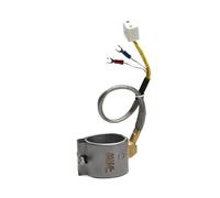 FXFBRTRWN Calentador eléctrico de Banda sellada de 210W-350W, Bobina aluminizada con Junta tórica de 65mm x 30/35/40/45/50mm, 110/220V(4 Wires-220V-350W 65x50mm)
