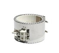 FXFBRTRWN Elemento Calefactor de Calentadores de Banda de cerámica de 110V/220V/380V 120x5 0/60/80/90/100 mm(E-220V-1800W120x100mm(IDxH))