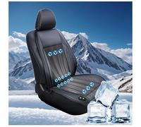 Fxiaobin Funda De Asiento De Coche Refrigerante con 24 Ventiladores, 3 Niveles De Viento Ajustables Cojin Asiento Coche, Se Adapta a Verano,Black-12V