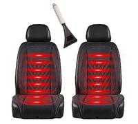 Fxiaobin Mantenerse abrigado en Invierno , Car Seat Cover, Incluye Pala para Nieve,Black-twoseats