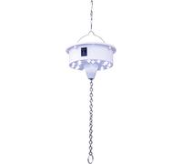 FXLAB - Motor de bola de espejo con 18 luces LED ultrabrillantes, mando a distancia y cadenas para colgar
