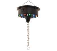 FXLAB Motor de bola facetada LED alimentado por batería - 18 LED luminosos - Ligero y resistente