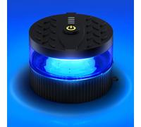 Fxlpower Luz Rotativa LED Azul y Blanca Magnética Recargable USB-C | Autonomía 10h, Imán 120km/h, 16 Modos, USB-C, IP67 Impermeable, ECE R65/R10, Auto y Tractor