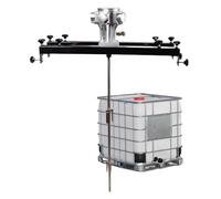 FXLUHAY Agitadores de aire, máquina mezcladora neumática de tanque de 1 tonelada, máquina de agitación de pintura, hélice plegable, para mezclar mortero de pintura de yeso (cinco grandes)