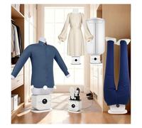 FXLUHAY Automatic Hot Air Dryer Iron, Steam Iron, Clothes Dryer and Hands-Free Wrinkle Remover for Shirts Pants, Gentle on All Fabrics(B)