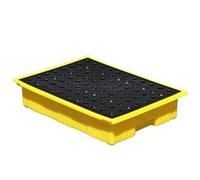 FXLUHAY Bandeja Modular De Contención Derrames - Plataforma Polietileno Resistente For Petróleo For Parques Industriales, Almacenes Y Fábricas Antiderrames(49x36x10CM/19.3x14.18x3.94in)