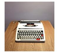 FXLUHAY Máquina de Escribir de maquinaria Máquina de Escribir Manual Antigua, Máquinas de Escribir inglesas mecánicas, Máquina de Escribir Vintage de Uso Normal for Notas o Cartas