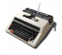 FXLUHAY Máquina de Escribir de maquinaria Máquina de Escribir Manual Antigua, máquinas de Escribir portátiles y for escritores, máquina de Escribir Vintage de Uso Normal