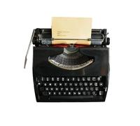 FXLUHAY Máquina de Escribir Manual clásica, máquina de Escribir Tradicional, Fuente de alimentación, impresión a Dos Colores, for Notas, Cartas, Escritura Creativa, escritores literarios,(Black)