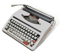 FXLUHAY Máquina de Escribir Manual portátil Tradicional, máquina de Escribir Inglesa mecánica, con Maleta for Llevar, for Tomar Notas, Cartas, memorias