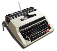 FXLUHAY Máquina de Escribir Manual portátil Tradicional, máquina de Escribir Inglesa mecánica, con Maleta for Llevar, for Tomar Notas, Cartas, memorias