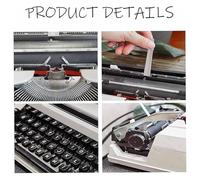 FXLUHAY Máquina de Escribir Manual Retro Antigua,Máquina de Escribir Manual portátil Tradicional,Máquina de Escribir Vintage for un Flujo nostálgico