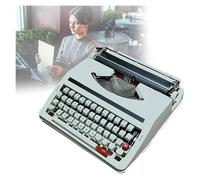 FXLUHAY Máquina de Escribir Manual Retro, máquina de Escribir de maquinaria Máquina de Escribir Manual Antigua, for Tomar Notas, Cartas, memorias(White)