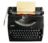 FXLUHAY Máquina de Escribir Máquina de Escribir Manual Antigua,Nostalgia clásica, portátil y fácil de Usar,Máquina de Escribir Manual Retro,Regalos Vintage for escritores