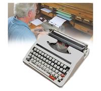 FXLUHAY Máquina de Escribir Retro, máquina de Escribir mecánica Inglesa, máquina de Escribir Manual portátil Tradicional Antigua, for Notas o Cartas o Escritura Creativa,