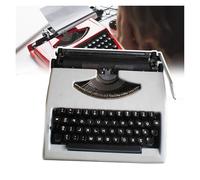 FXLUHAY Máquina de Escribir Tradicional,Máquina de Escribir Vintage,Impresión en Dos Colores,Puede Escribir legible,para Notas,Cartas,Escritura Creativa,escritores literarios,(White)