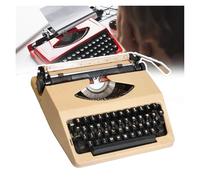 FXLUHAY Máquina de Escribir Tradicional,Máquina de Escribir Vintage,Impresión en Dos Colores,Puede Escribir legible,para Notas,Cartas,Escritura Creativa,escritores literarios,(Milkteacolor)