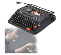 FXLUHAY Máquina de Escribir Vintage for un Flujo nostálgico, máquina de Escribir Manual Creativa portátil Tradicional, Botones Flexibles portátiles, Escritura Clara,