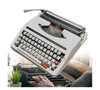 FXLUHAY Máquina de Escribir Vintage, máquina de Escribir Manual portátil clásica, máquina de Escribir Antigua for Escribir, Cartas y Regalos coleccionables Vintage,(White)