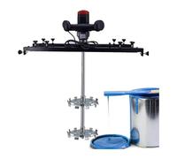 FXLUHAY Máquina mezcladora eléctrica de tanque de 3280 W, agitador IBC, máquina de agitación de pintura comercial de 1 tonelada con colgador de soporte, ajustable de 65 ~ 125 cm (B)