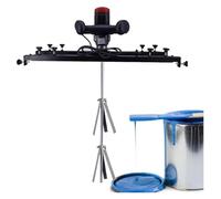 FXLUHAY Máquina mezcladora eléctrica de tanque de 3280 W, agitador IBC, máquina de agitación de pintura comercial de 1 tonelada con colgador de soporte, ajustable de 65 ~ 125 cm (A)