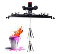 FXLUHAY Máquina mezcladora eléctrica de tanque de 3280 W, hélice plegable, con colgador de soporte, soporte de máquina agitadora de pintura, herramienta de mezcla de pintura