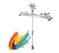 FXLUHAY Máquina mezcladora neumática de tanque, máquina agitadora de pintura, hélice plegable, con colgador de soporte, para agitador disolvente de tinta, (H003)