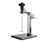 FXLUHAY Mezclador de pintura neumático de 5 galones, agitador automático de pintura de acero inoxidable, máquina mezcladora de revestimiento de elevación para fábrica de pintura