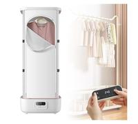 FXLUHAY Portable Automatic Steam Ironing Machine, Foldable Steam Cooker Tumble Dryer, Hanging Garment Steamer, Quickly Removes Wrinkles