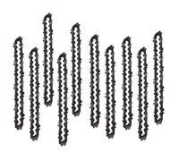 Fxndknjks 10 Piezas Juego de Cadena Afilada y Riel de GuíA de 6 Pulgadas para Minisierra Herramienta de Hardware de Cadena Especial Cadena de