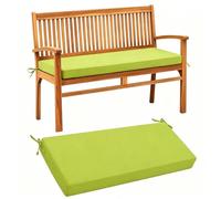 FXNFXLA Cojín Impermeable para Banco De Exterior, Funda Extraíble Apple Green 23.62 * 11.81 * 1.97in