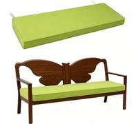 FXNFXLA Cojines Impermeables para Bancos De Exterior Apple Green 46.85 * 16.93 * 1.97in